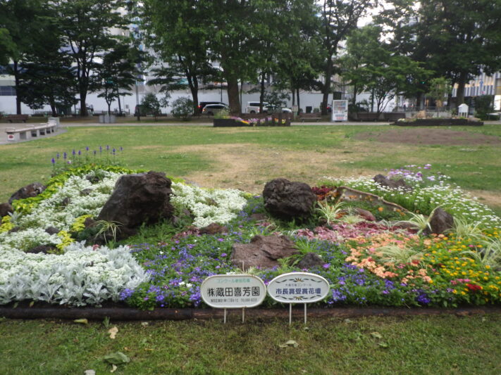 R7大通公園コンクール花壇_市長賞2