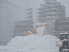 西7丁目大雪像づくりの画像