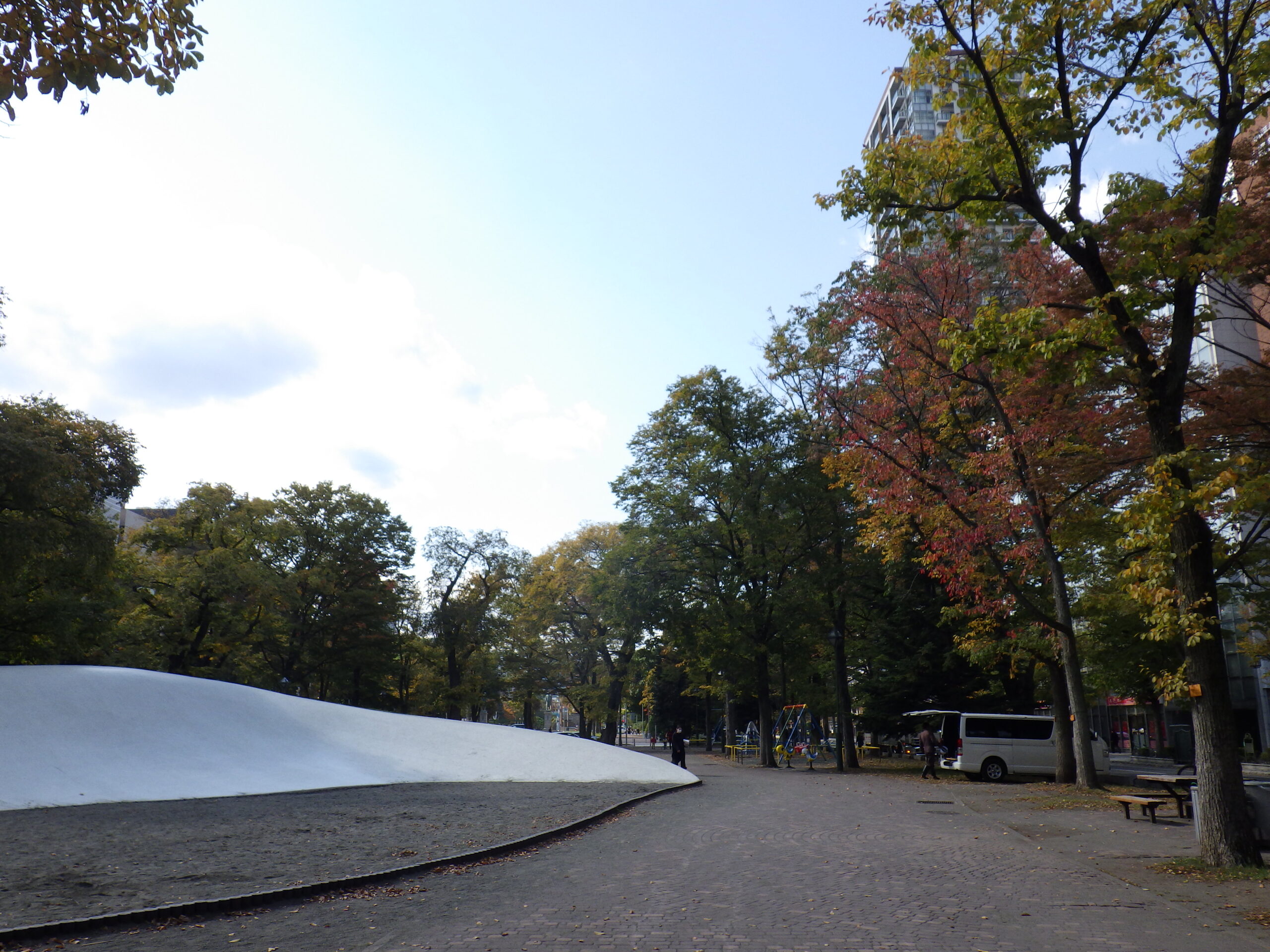 10月9日園内の紅葉