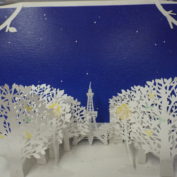 グリーティングカード大通公園とテレビ塔