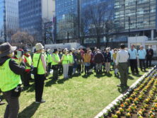 植え込みボランティアさん