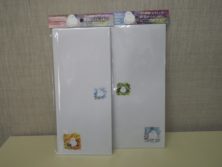 金井英明シマエナガ封筒2種の画像