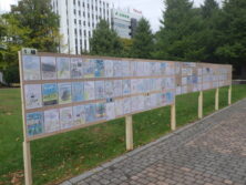 資生館小学校の大通公園の魅力を伝えるという展示の画像