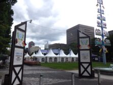 西11丁目札幌ドイツ村のビアガーデン会場の画像
