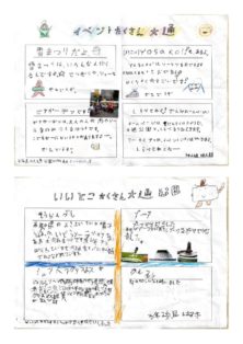 資生館小学校3年生が作った大通公園新聞の41,42枚目の画像